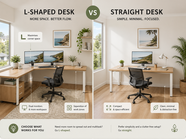 L-Shaped Desk vs Straight Desk: Which Office Desk Is Right for You?