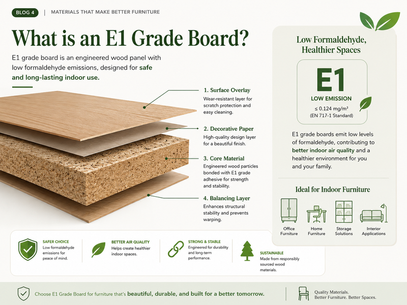 What Is E1 Grade Board? A Simple Guide to Office Furniture Materials